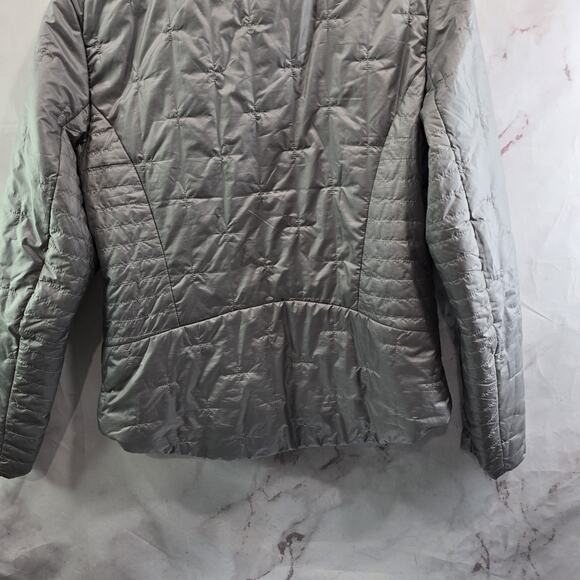 Helly Hansen Jacket Womens Medium Gray Verglas Puffer Quilted Primaloft Tech - Picture 7 of 13